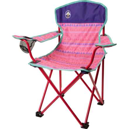 Coleman Glow in the Dark Quad Chair (For Boys and Girls) in Pink - Closeouts