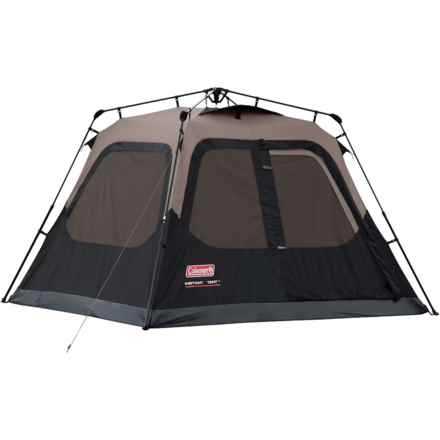 Coleman Instant-Setup Cabin Tent - 4-Person, 3-Season in Black