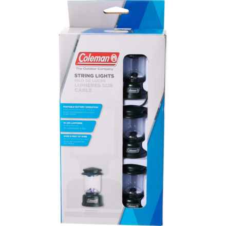 Coleman LED Lantern String Lights - 6’ in Black