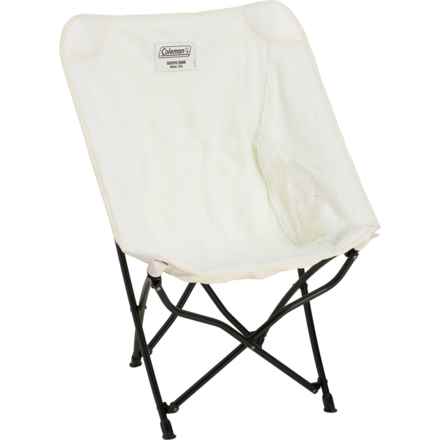 Coleman Low-Back Sherpa Chair in White