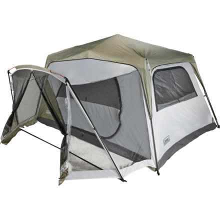 Coleman Misty Falls Tent with Lighting - 10-Person, 3-Season in Green
