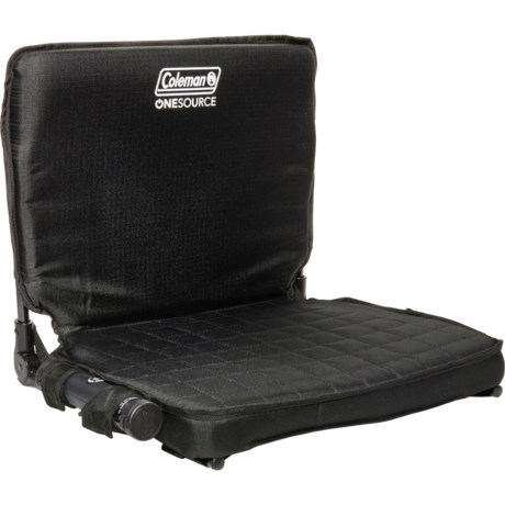 Coleman OneSource Heated Stadium Seat in Black