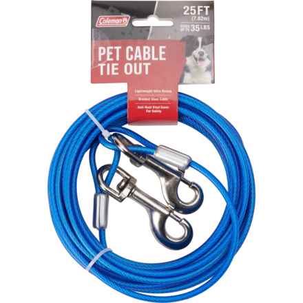 Coleman Pet Cable Tie Out - 25’ in Blue