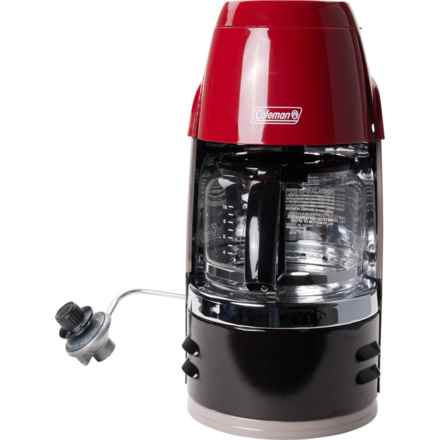 Coleman QuikPot Propane Camping Coffee Maker in Red