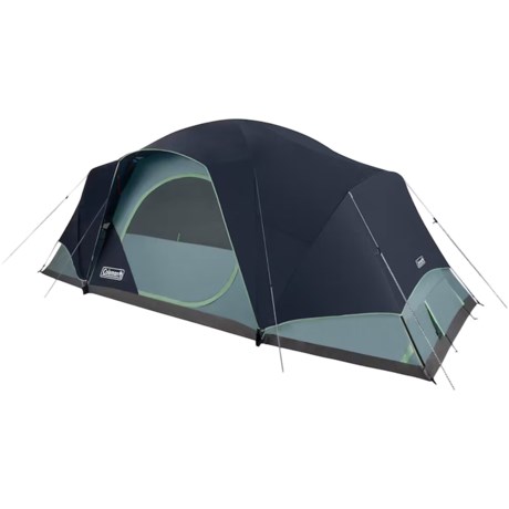 Coleman Skydome Camping Tent - 12-Person, 3-Season in Blue