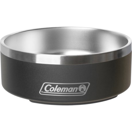 Coleman Stainless Steel Dog Food Bowl - 42 oz. in Navy