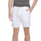 Collection by Michael Strahan Solid Linen Shorts in Bright White