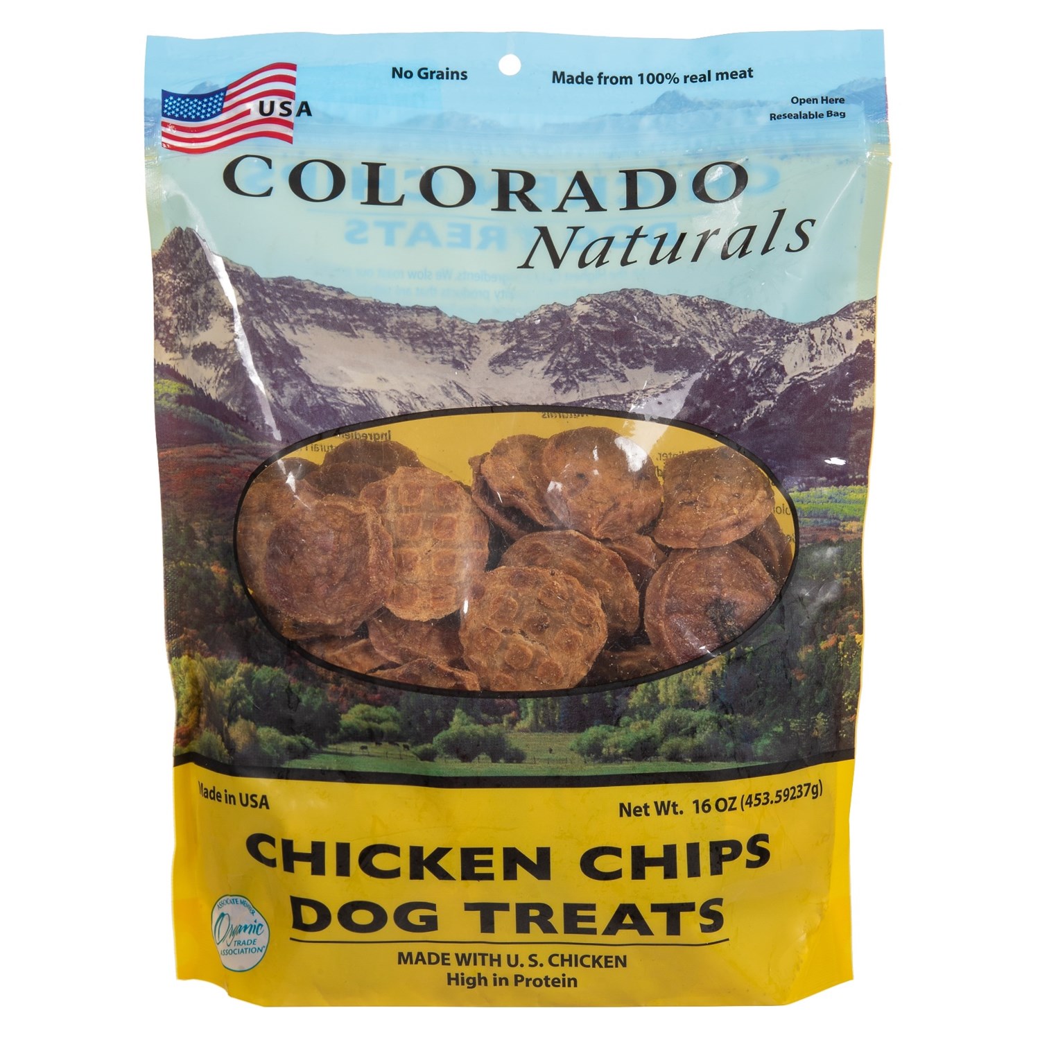 Colorado Naturals Chicken Chips Dog Treats – 16 oz. 