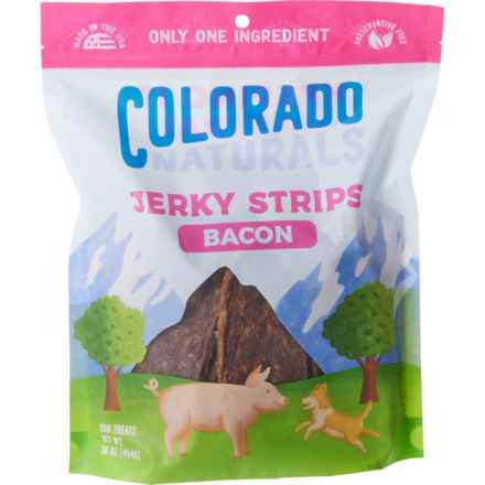 Colorado Naturals Jerky Strips Dog Treats - 16 oz. in Ham/Bacon
