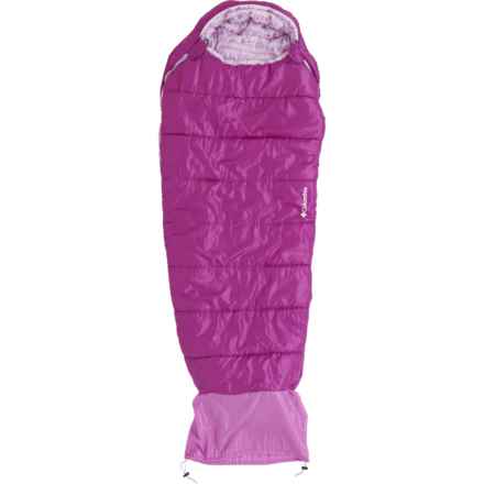 COLUMBIA 34°F Shelton Park Sleeping Bag - Mummy (For Boys and Girls) in Purple