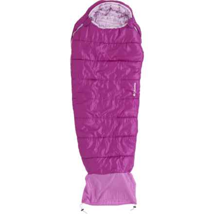 COLUMBIA 34°F Shelton Park Sleeping Bag - Mummy (For Girls) in Purple