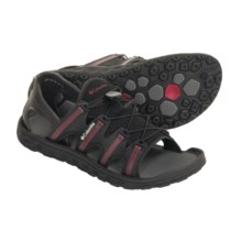 Columbia Footwear Tillie Creek Sport Sandals (For Men) in Black/Chili - Closeouts