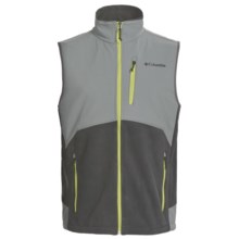 Columbia Sportswear Ballistic II Fleece Vest (For Big and Tall Men) in Dark Moss/Sedona Sage/Leapfrog - Closeouts