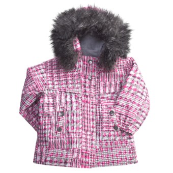 Columbia Sportswear Bettys Peak Jacket - Insulated (For Toddler Girls) in Sea Salt Print