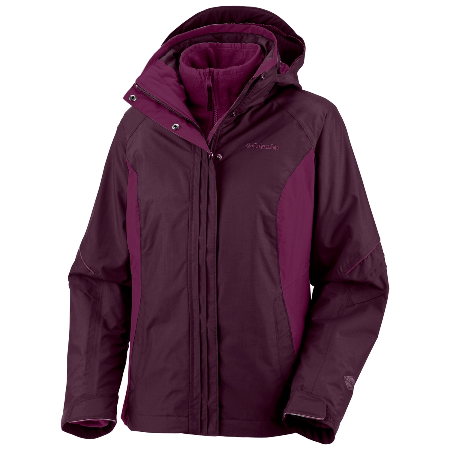 Columbia Sportswear Bugaboo Parka   3 in 1 (For Women) in Black Cherry