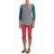 9458V_3 Columbia Sportswear Everyday Kenzie Shirt - 3/4 Sleeve (For Women)