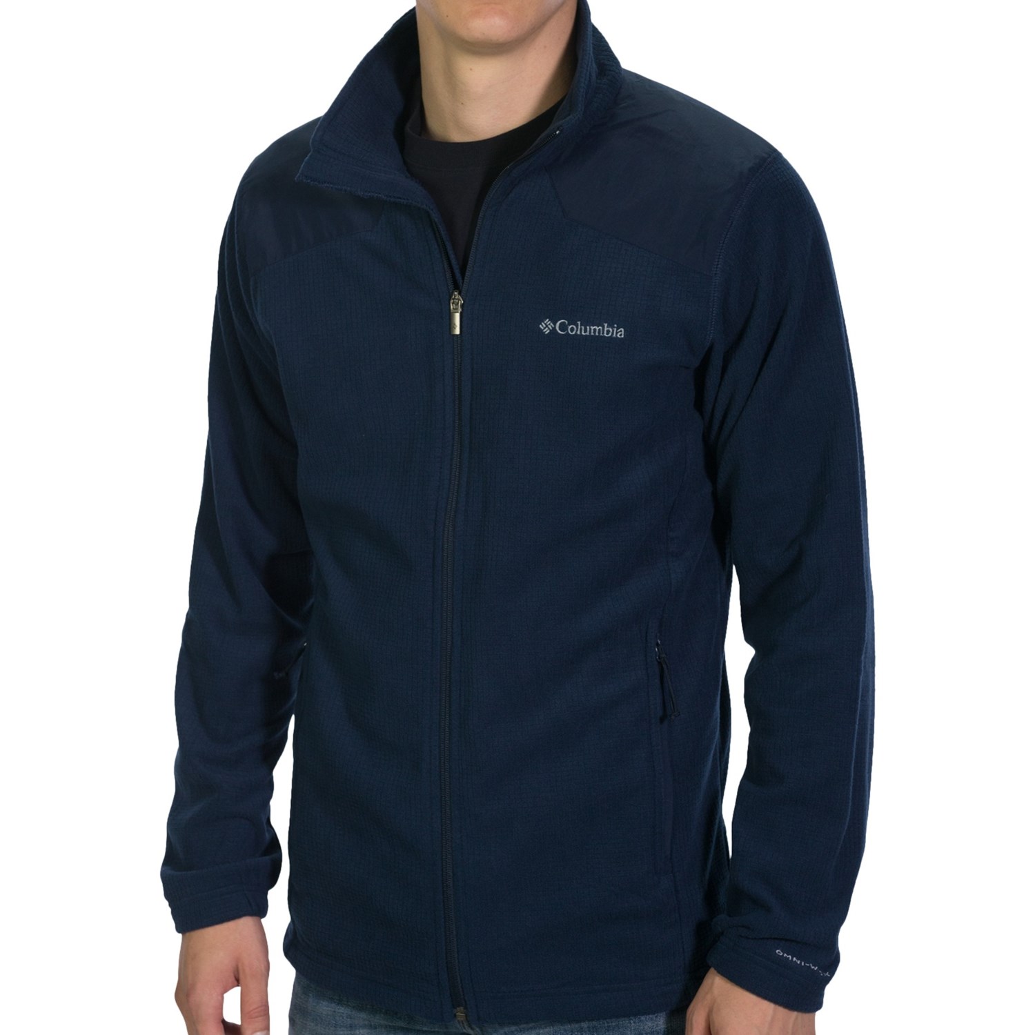 Columbia Sportswear Grid Line Fleece Jacket (For Men) in Collegiate Navy