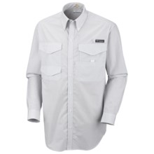 Columbia Sportswear PFG Bonefish Shirt - UPF 30, Long Sleeve (For Men) in Cool Grey/Stripe - Closeouts