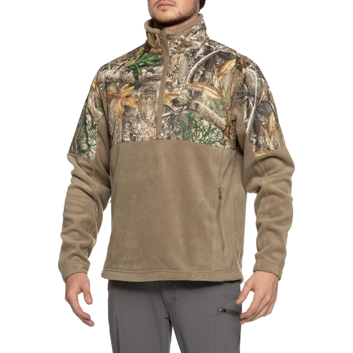 Columbia Sportswear PHG Fleece Overlay II Shirt - Zip Neck, Long Sleeve