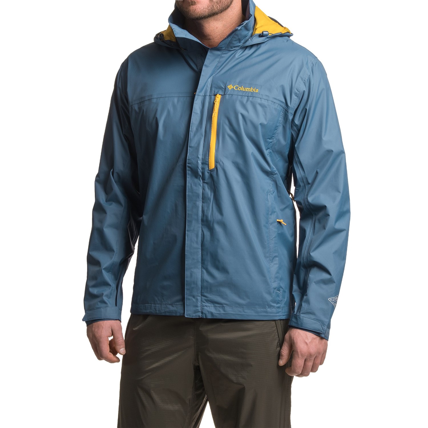 Columbia Sportswear Pouration Omni-Tech® Rain Jacket (For Men)