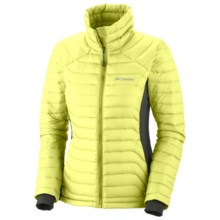 Columbia Sportswear Powerfly Hybrid Down Omni-Heat® Jacket - 800 Fill Power (For Women) in Neon Light - Closeouts
