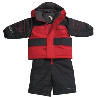 Columbia Sportswear Zoing Jacket and Bib Pants Set - Reversible, Insulated (For Infants) in Intense Red