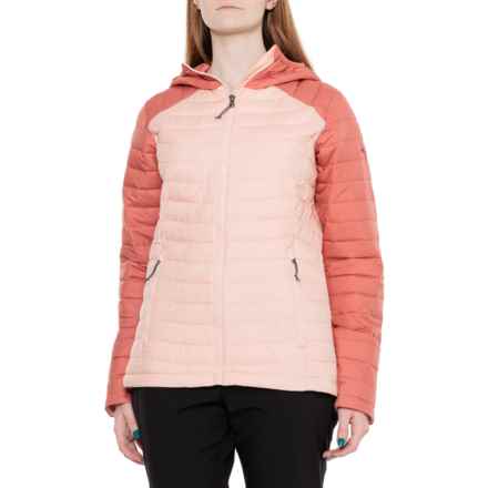 COLUMBIA White Out II Hooded Jacket - Insulated in Peach Blossom, Dark