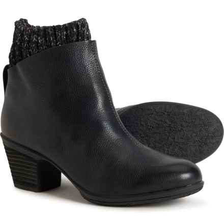 Comfortiva Brianne Boots - Leather (For Women) in Black