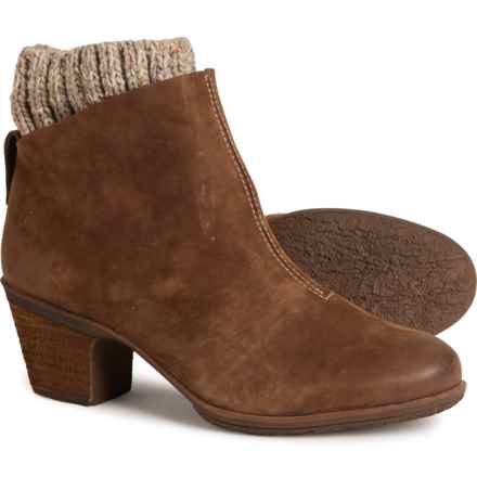 Comfortiva Brianne Boots - Nubuck (For Women) in Chocolate