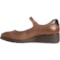 126M0_4 Comfortiva Debbie Mary Jane Wedge Shoes - Leather (For Women)