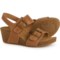 Comfortiva Erlina Wedge Sandals - Leather (For Women) in Sand