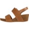 8DPTX_3 Comfortiva Erlina Wedge Sandals - Leather (For Women)