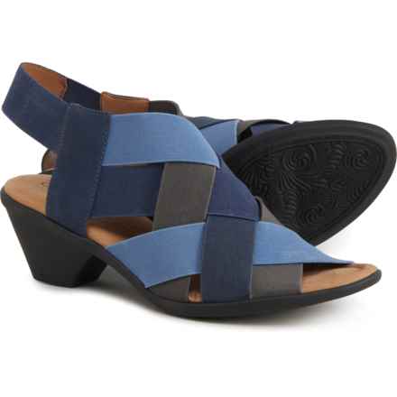 Comfortiva Farrow Stretch-Woven Sling Sandals (For Women) in Denim