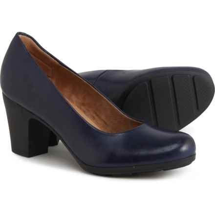 Comfortiva Noxi Heels - Leather (For Women) in Midnight