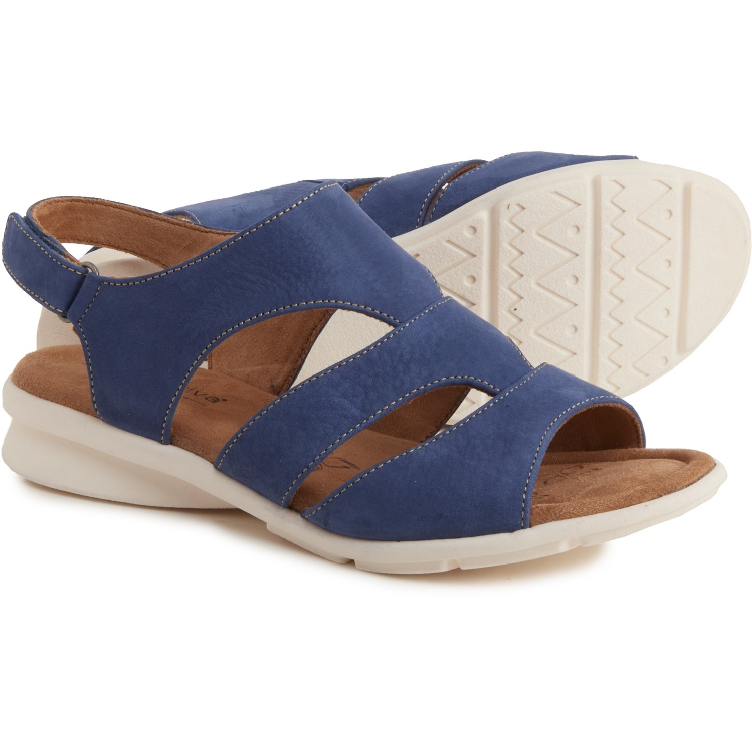 comfortiva leather comfort sandals