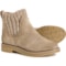 Comfortiva Rawnie Chelsea Boots - Suede (For Women) in Taupe
