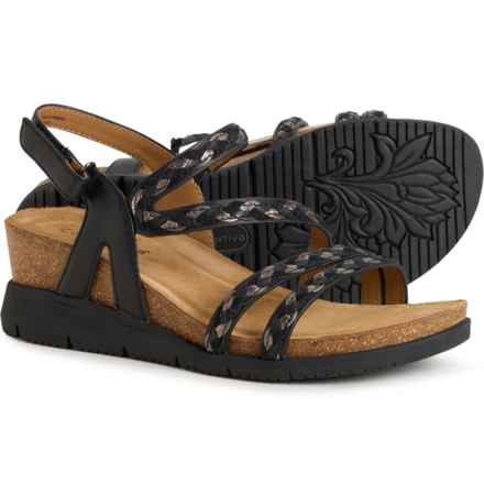 Comfortiva Silvia Sandals - Leather (For Women) in Black Multi