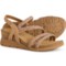 Comfortiva Silvia Sandals - Leather (For Women) in Caramel Multi