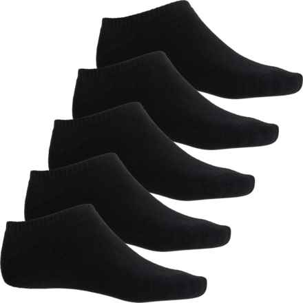 CONSCIOUS CONNECTION Full Cushion Low-Cut Socks - Organic Cotton, 5-Pack, Below the Ankle (For Men) in Black
