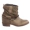 130TM_4 Coolway Clea Leather Ankle Boots - Hidden Wedge Heel (For Women)