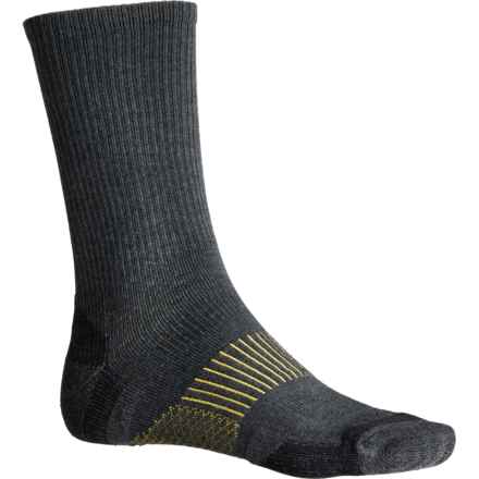 Copper Fit WorkGear Terry Socks - 3-Pack, Crew (For Men) in Medium Grey