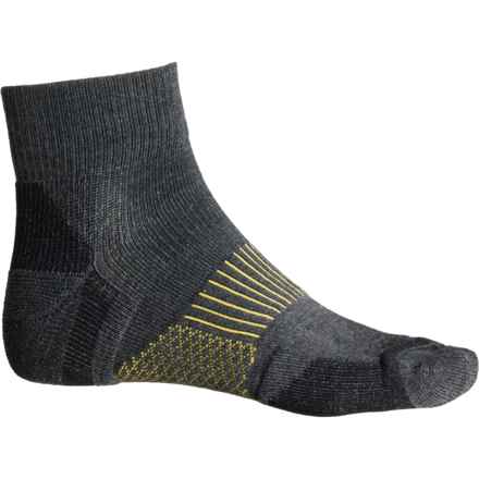 Copper Fit WorkGear Terry Socks - 3-Pack, Quarter Crew (For Men) in Medium Grey