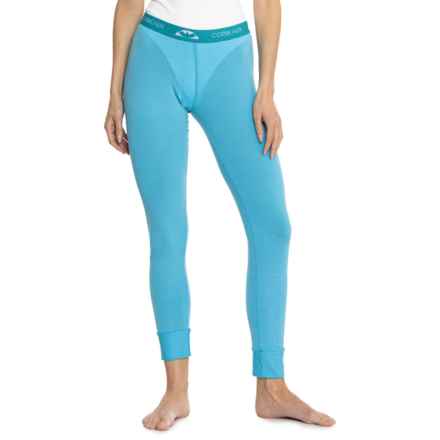 Corbeaux Amie Base Layer Ankle Pants - UPF 25 in Cyan