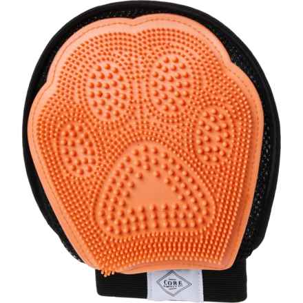 Core Supply Pet Grooming Mitt in Coral