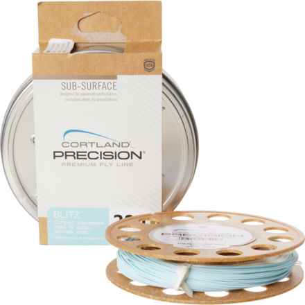 Cortland Precision Blitz Fly Line - 100’ in Clear/Light Blue