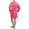 8756V_2 Cosabella Bella Wrap Front Robe - Pima Cotton-Modal (For Plus Size Women)