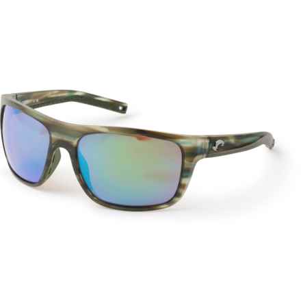 Costa Broadbill Sunglasses - Polarized 580G Lenses (For Men and Women) in Green Mirror