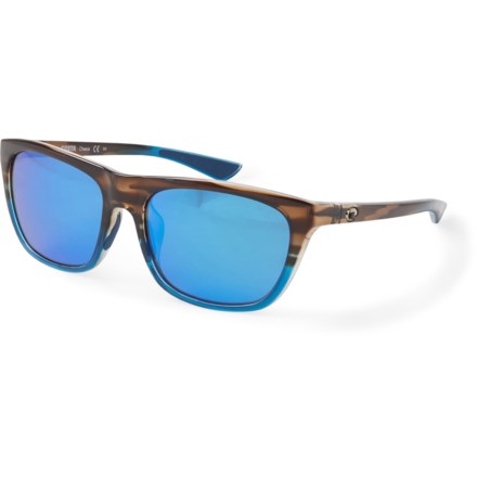 Costa Cheeca Sunglasses - Polarized 580G Mirror Lenses (For Men and Women) in Blue Mirror 580G