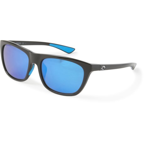 Costa Cheeca Sunglasses - Polarized 580G Mirror Lenses (For Men and Women) in Blue Mirror