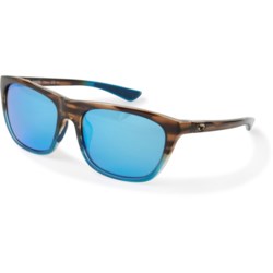 Costa Cheeca Sunglasses - Polarized 580G Mirror Lenses (For Men and Women) in Blue Mirror